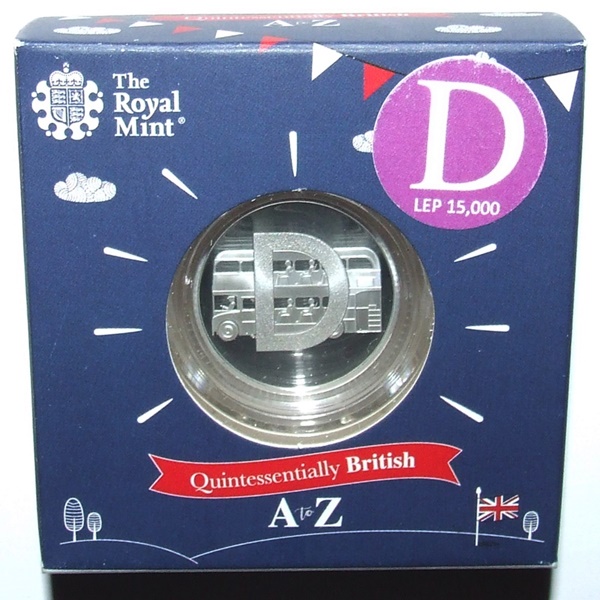 2018 Silver Proof Ten Pence - The Great British Coin Hunt - D